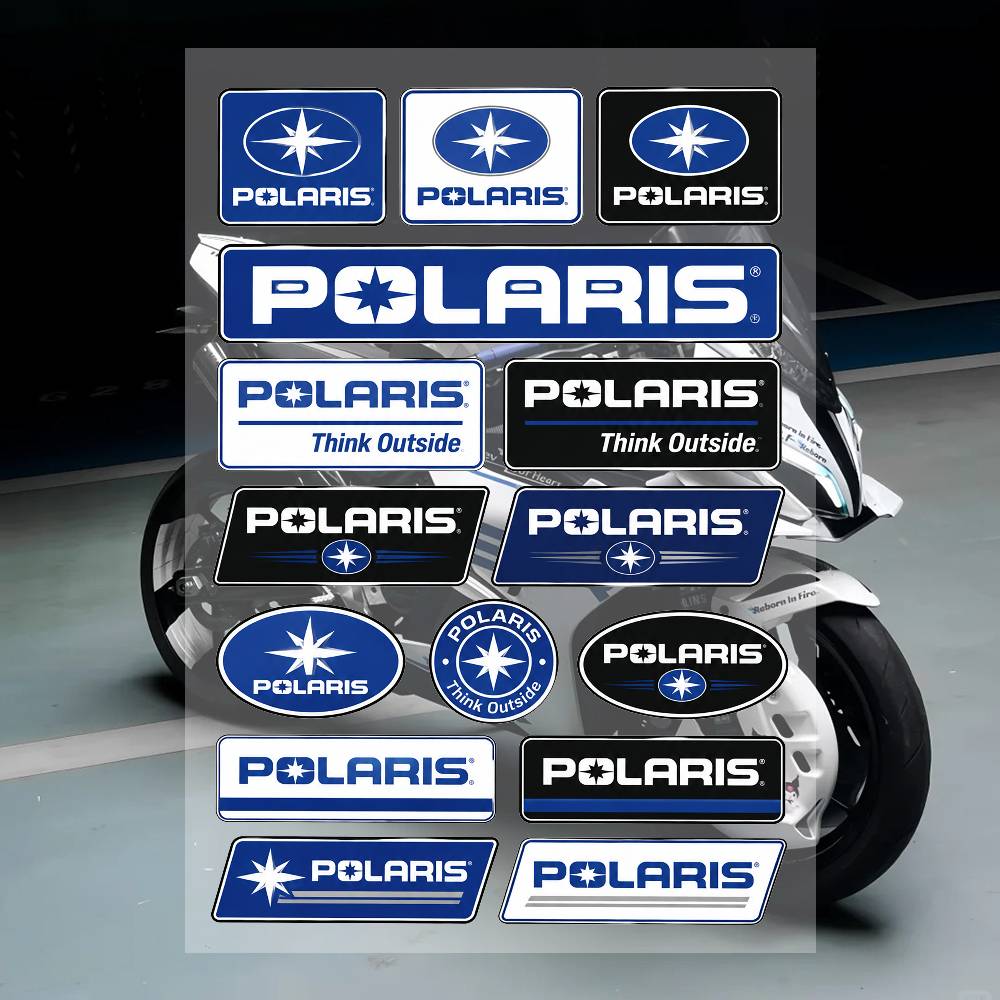 Streetwear Brand Stickers - A-A-P-po-la-ris ストリートウェアブランドステッカーセット 防水ビニールデカール ノートパソコン ヘルメット スケートボード