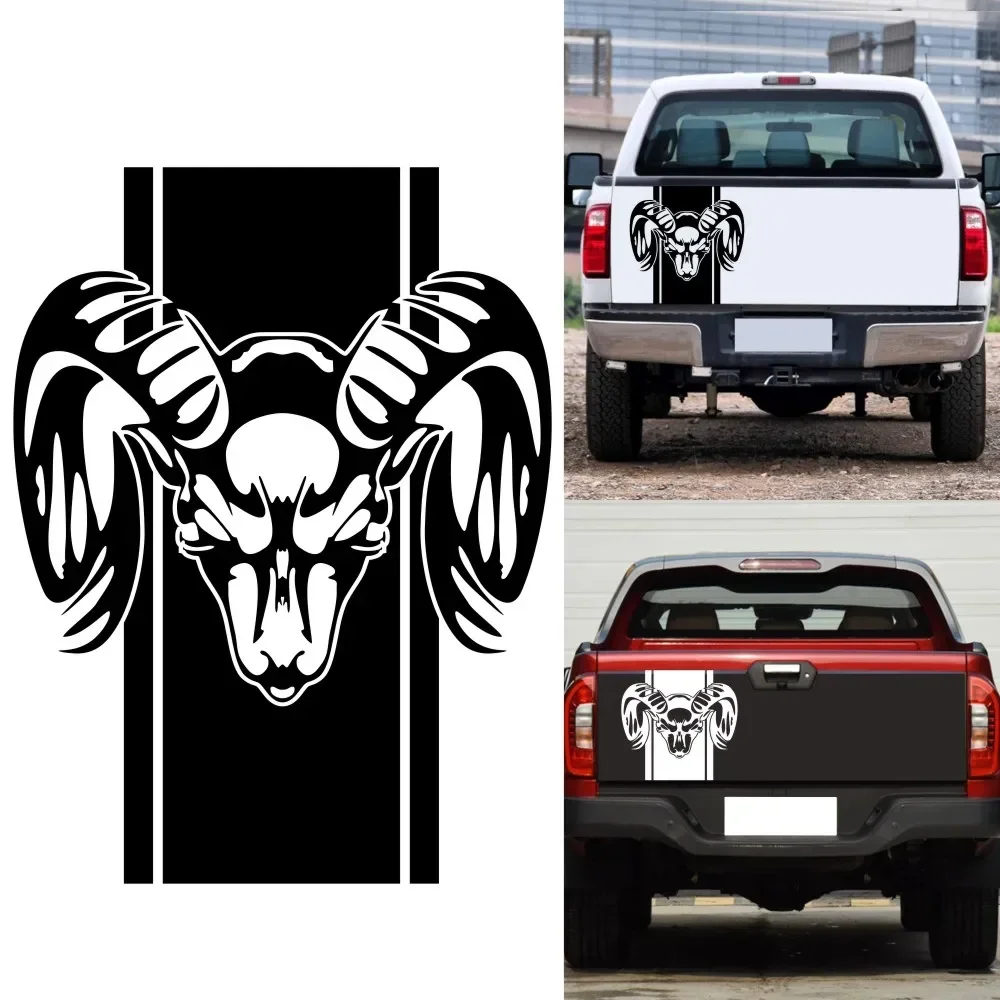 Streetwear Brand Stickers - クールなデザインのストライプクリエイティブグラフィック車トラックステッカー、ダッジリア旋盤ラム1500 2500 3500 Rebel Mopar PCSデカール用。