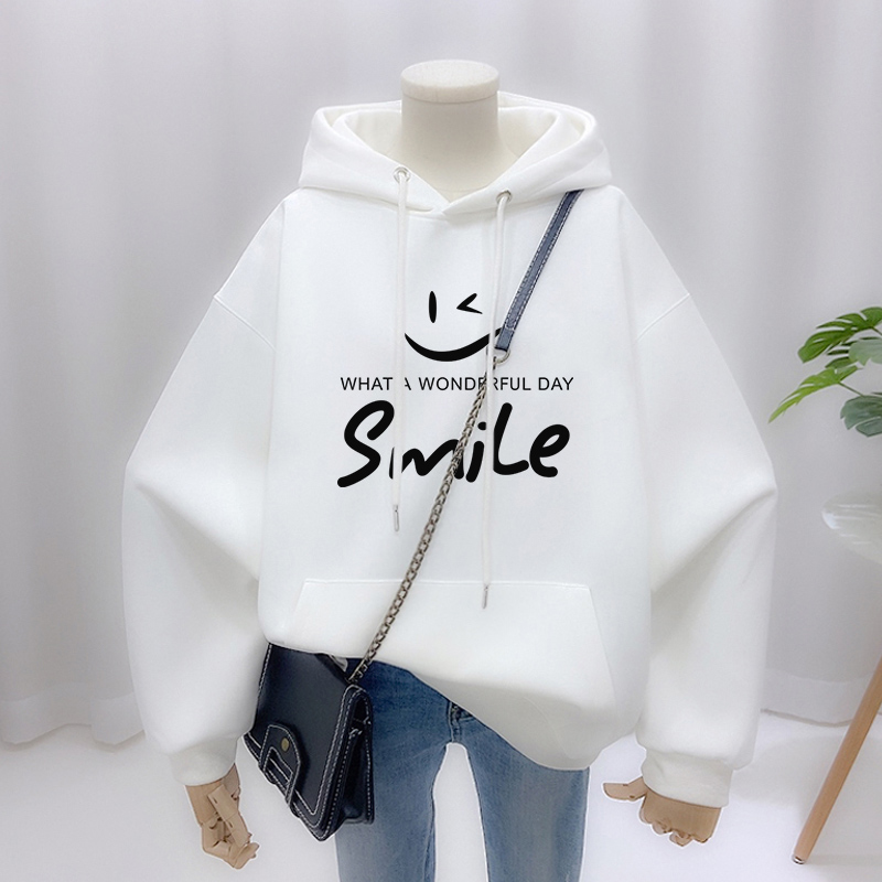 プラスサイズのパーカー女性の薄い長袖ルーズフィット快適なスタ - Streetwear Brand Of The Year のレビューと価格