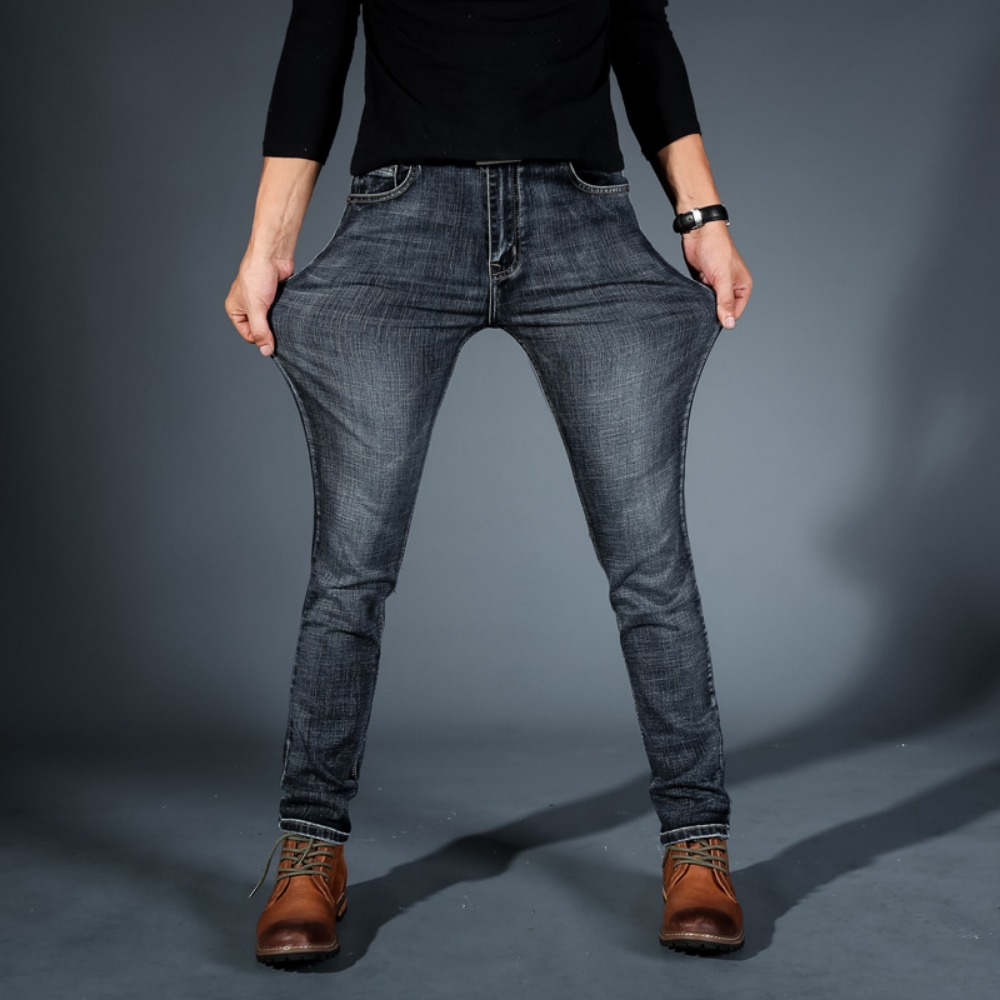 ファッションミニマリストストレッチジーンズメンズスキニー20 - Streetwear Brand Denim のレビューと価格