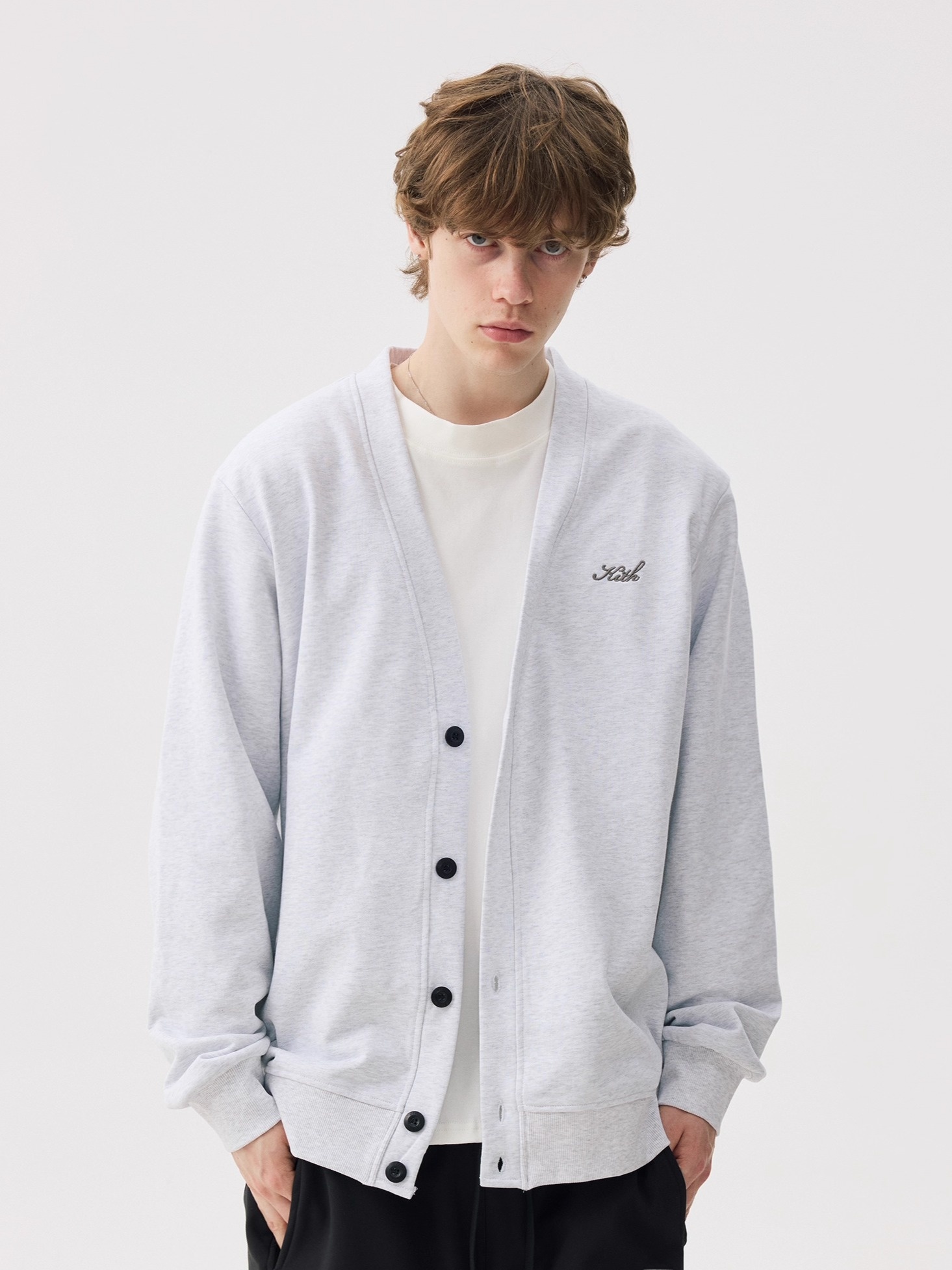 KITH ボタンアップ V ネックニットカーディガンカジュア - Kith Sweater Knit のレビューと価格