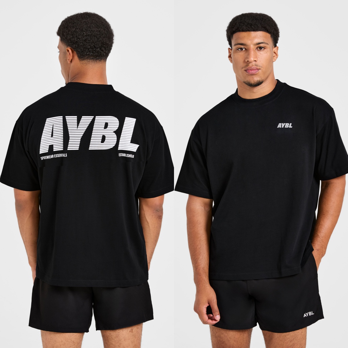 レッドロゴ強度フィットネスブランド Tシャツコットングラフィ - Streetwear Brand Red のレビューと価格