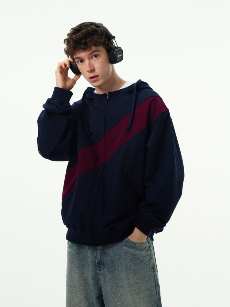 スプライシングカラー オフィスワーク メンズ パーカー ビッ - Streetwear Brand Cheap のレビューと価格