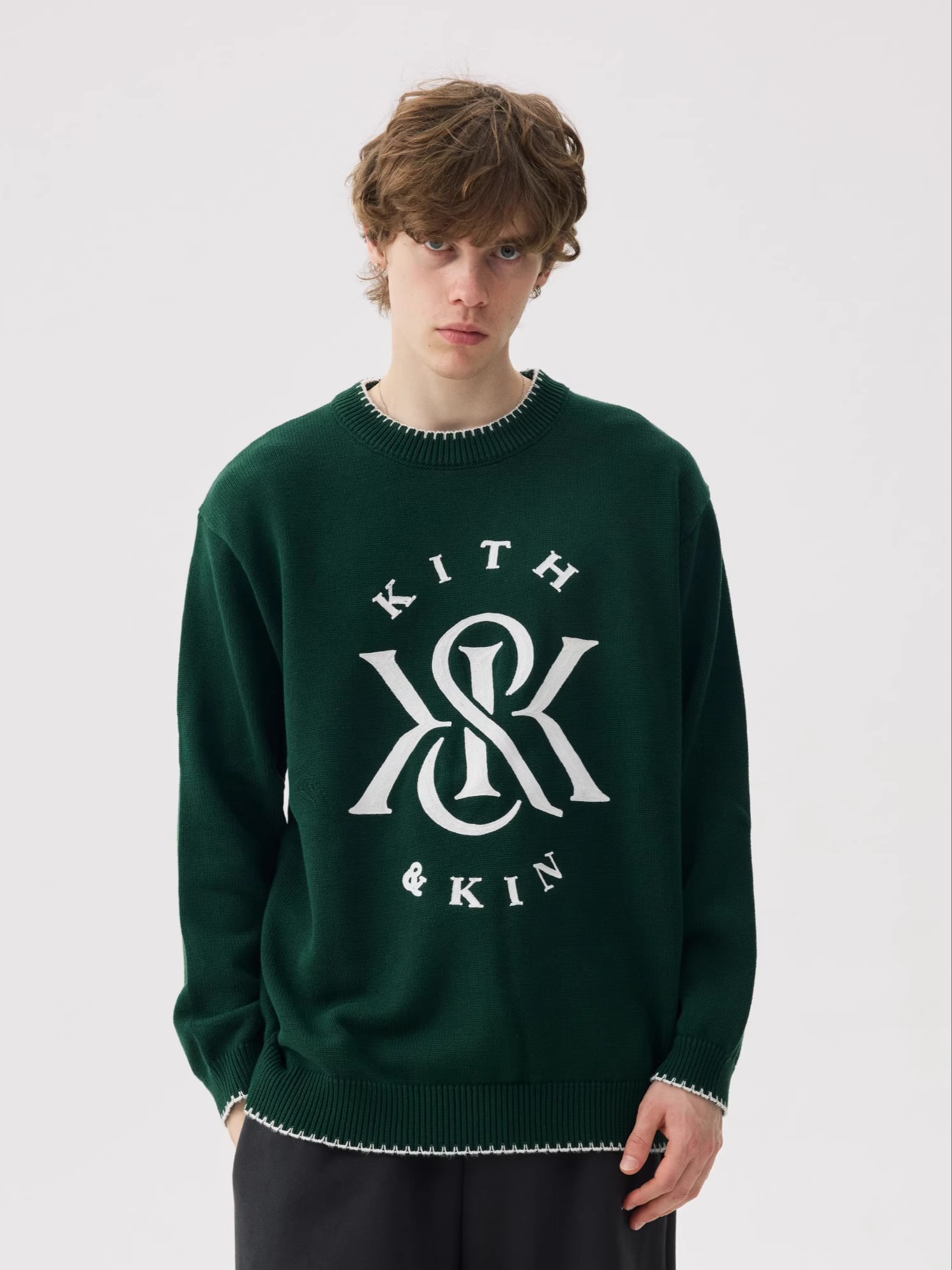 Kith アメリカンスタイル冬新作ルーズニットセーターフード - Kith Sweater Knit のレビューと価格