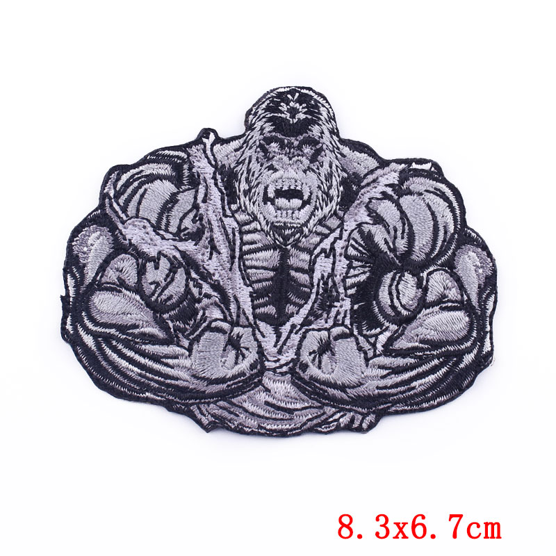 スポーツ用の動物パッチ,フィットネス用の刺embroider - Streetwear Brand Stickers のレビューと価格