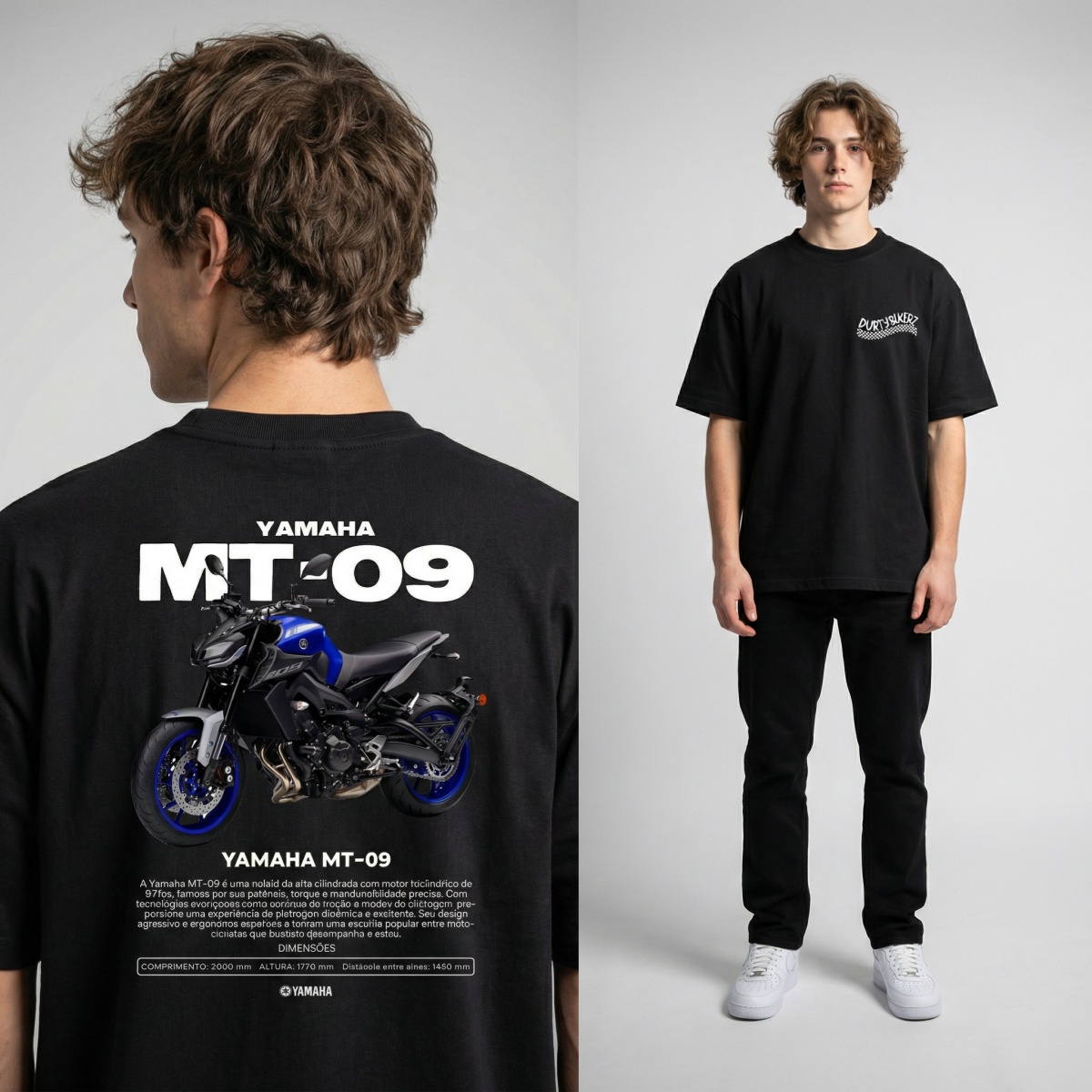 ヤマハ MT-07 ネイキッドバイクスタイルレーシングバイク - Streetwear Brand Graphics のレビューと価格
