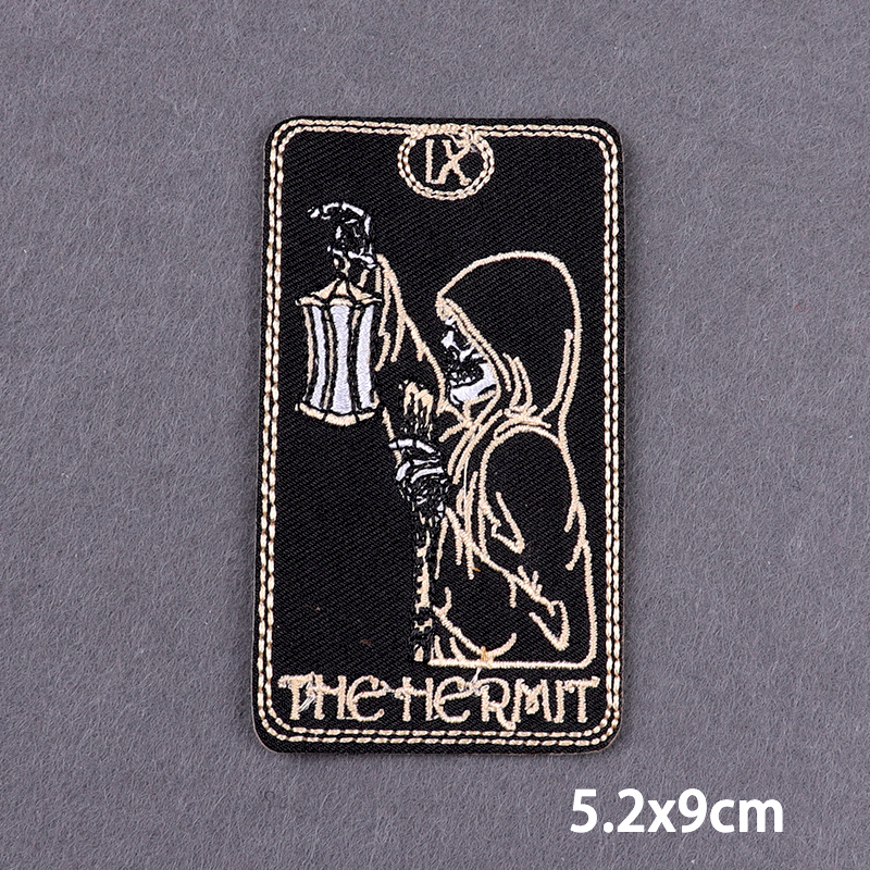 死の刺繍アイロン接着パッチ衣類用 DIY アップリケパッチ服 - Streetwear Brand Stickers のレビューと価格