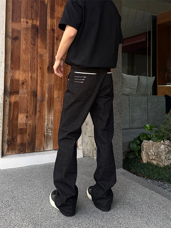 クリーンフィットアメリカンハイストリートスキニーフレアデニム - Streetwear Brand Denim のレビューと価格