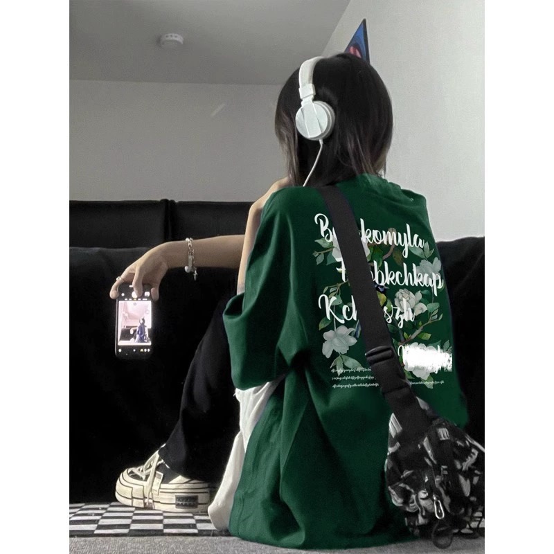 ルーズフィットコットン半袖Tシャツ女性の夏のカジュアルスタイ - Streetwear Brand Of The Year のレビューと価格