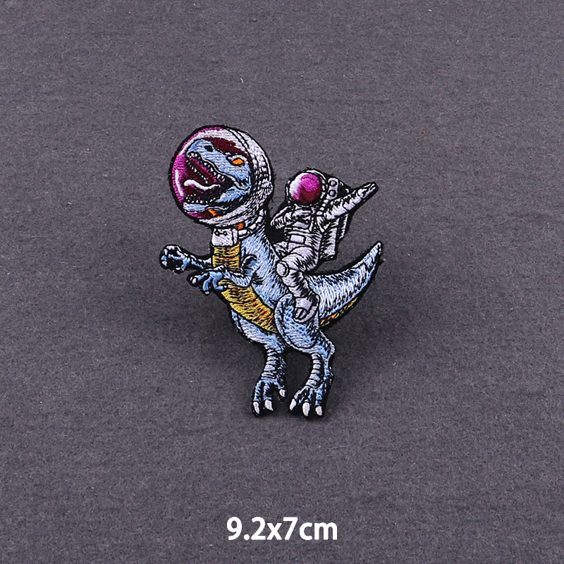 パンク動物サメ DIY 可融性衣料用パッチアイアンで刺繍パッ - Streetwear Brand Stickers のレビューと価格