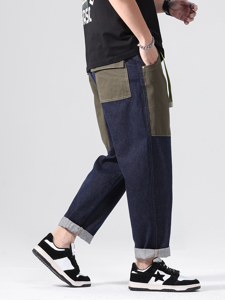 ルーズストレートレッグダッドジーンズメンズトレンディブランド - Streetwear Brand Denim のレビューと価格