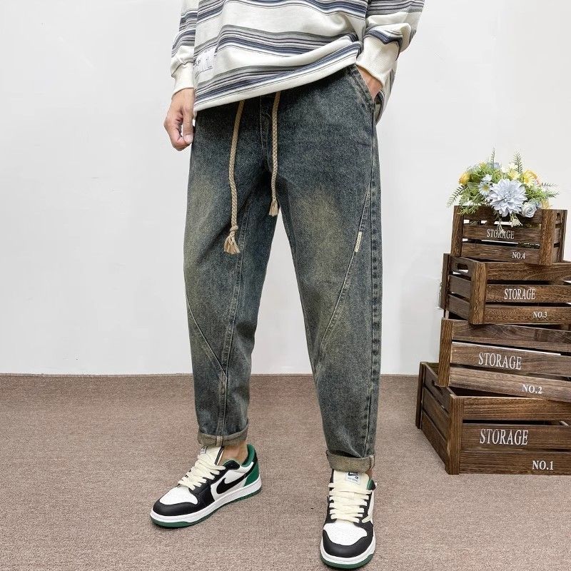 夏新オリジナルトレンディブランドレトロジーンズハーランメンズ - Streetwear Brand Denim のレビューと価格