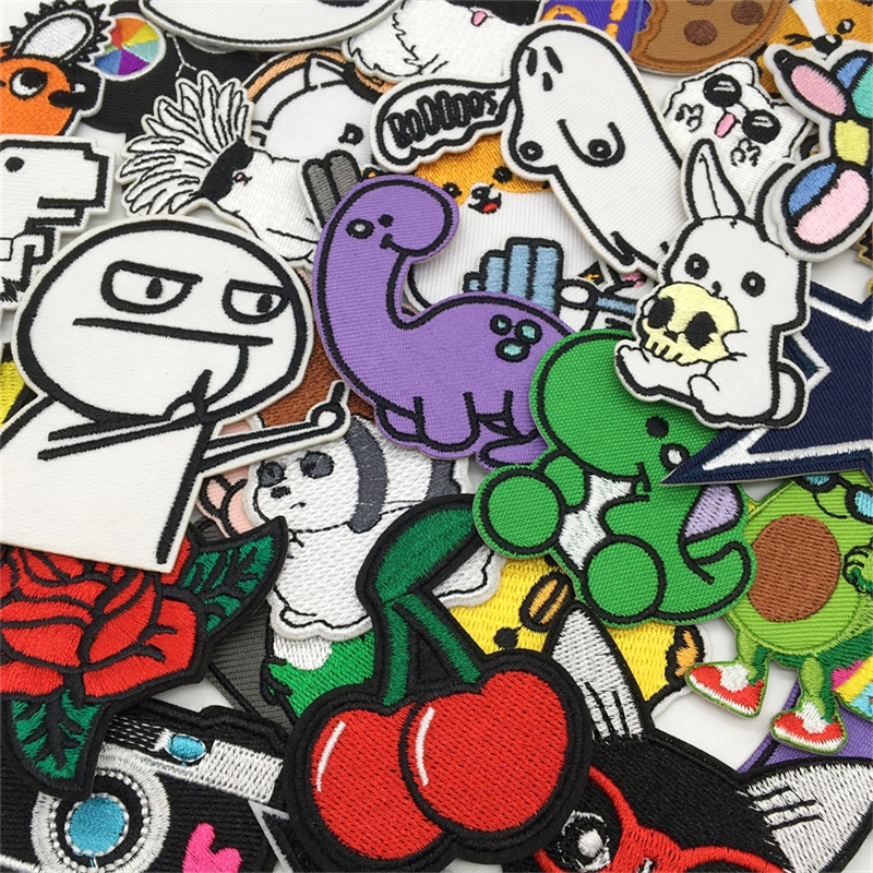 混晶漫画の刺amineパッチ,アイロンパッチ,衣類用,アップ - Streetwear Brand Stickers のレビューと価格