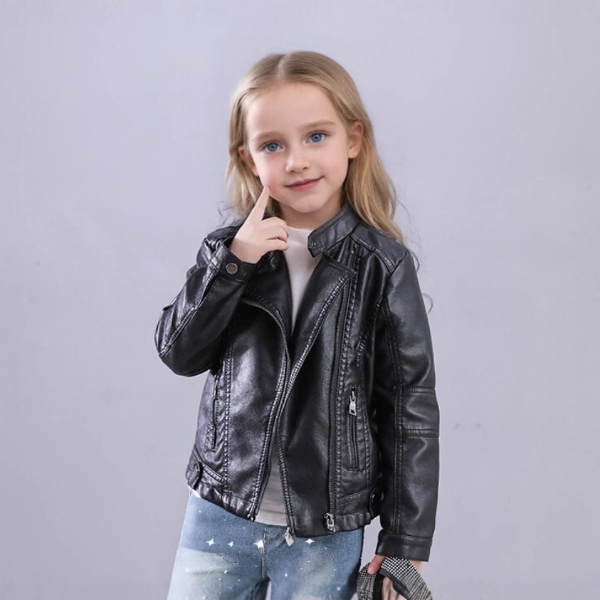 子供防水防風コート 2-12Y 新年女の子黒ロックオートバイ - Streetwear Brand Of The Year のレビューと価格