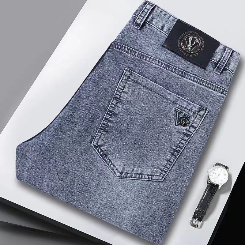夏用薄手デニム ストリートウェア メンズ トレンド 多用途  - Streetwear Brand Denim のレビューと価格