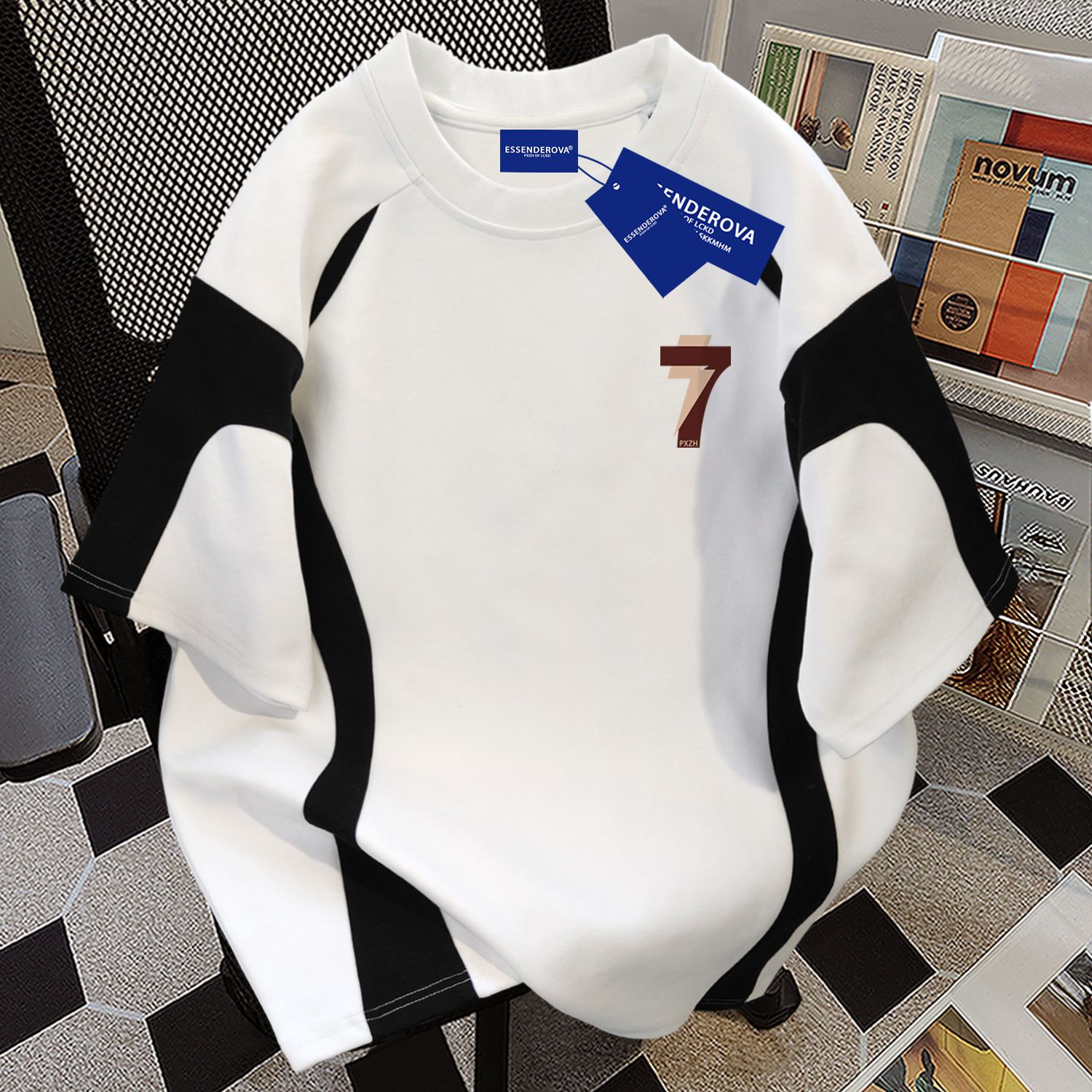 アメリカンスタイル夏のトレンドブランドデザインカラーブロック - Streetwear Brand Of The Year のレビューと価格