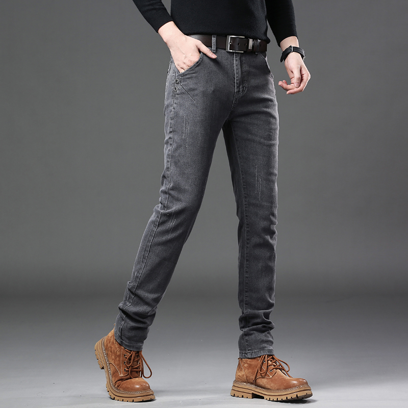メンズストレッチジーンズ,タイトフィット,韓国スタイル,ブラ - Streetwear Brand Denim のレビューと価格