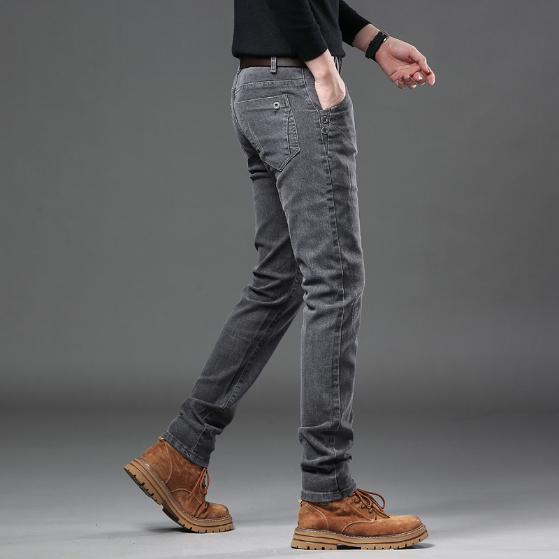 メンズストレッチジーンズ,タイトフィット,韓国スタイル,ブラ - Streetwear Brand Denim のレビューと価格