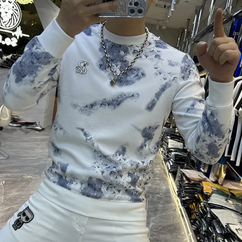 メンズ原宿ファッションラグジュアリースウェットシャツ,プリン - Streetwear Brand Cheap のレビューと価格