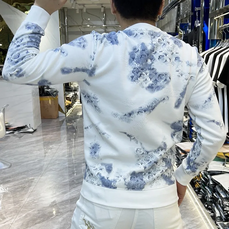 メンズ原宿ファッションラグジュアリースウェットシャツ,プリン - Streetwear Brand Cheap のレビューと価格