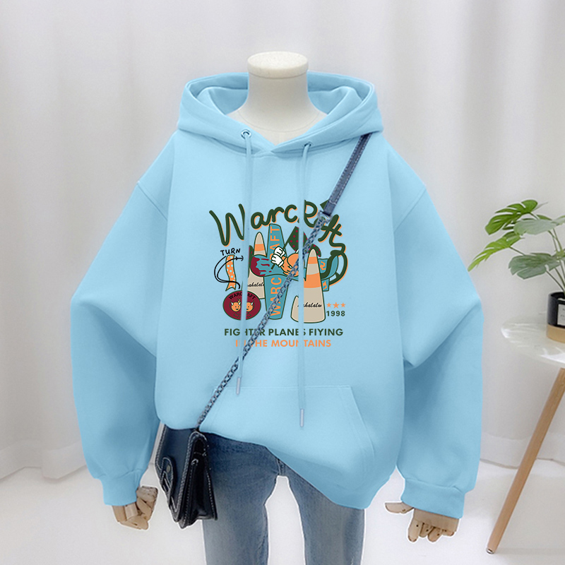 オーバーサイズフリース裏地付きパーカー女性の厚みのある秋冬カ - Streetwear Brand Of The Year のレビューと価格