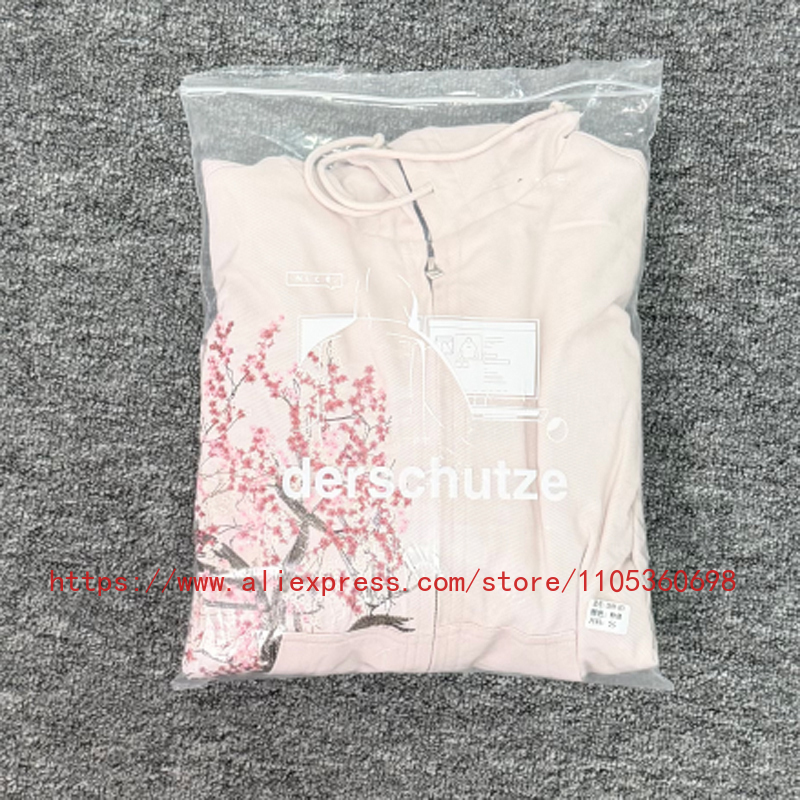 新着 Derschutze ジャケット男性女性高品質ピンクフ - Streetwear Brands Logo のレビューと価格