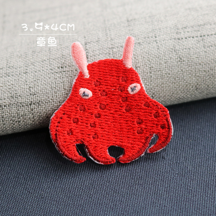 1 Pc 刺繍かわいいレア動物ハリネズミシールステッカーアイ - Streetwear Brand Stickers のレビューと価格