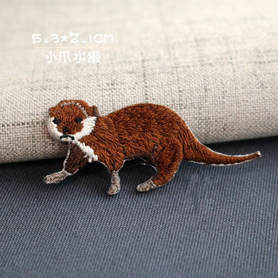 1 Pc 刺繍かわいいレア動物ハリネズミシールステッカーアイ - Streetwear Brand Stickers のレビューと価格