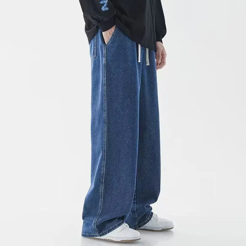 2026 新しいストリートルーズジーンズ男性韓国スタイルのフ - Streetwear Brand Denim のレビューと価格